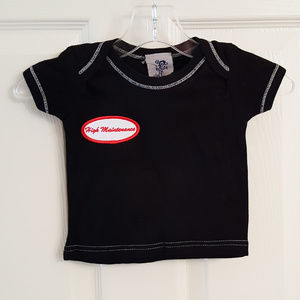 Infant Tee Shirt HIGH MAINTENANCE 9M NWT Black